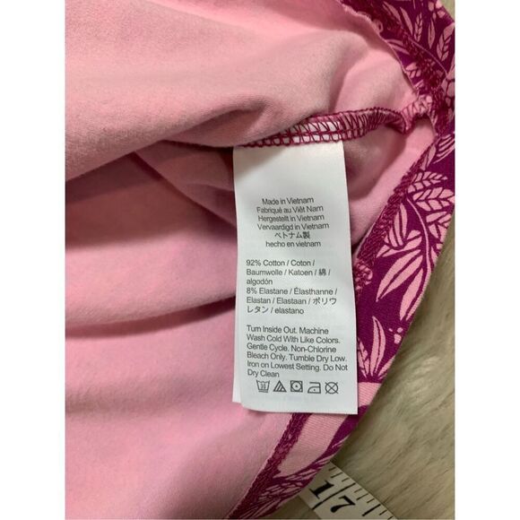 J Crew Crewcuts Girls Forest Print Fuschia Picado Puff Sleeve Dress Medium - Picture 5 of 9